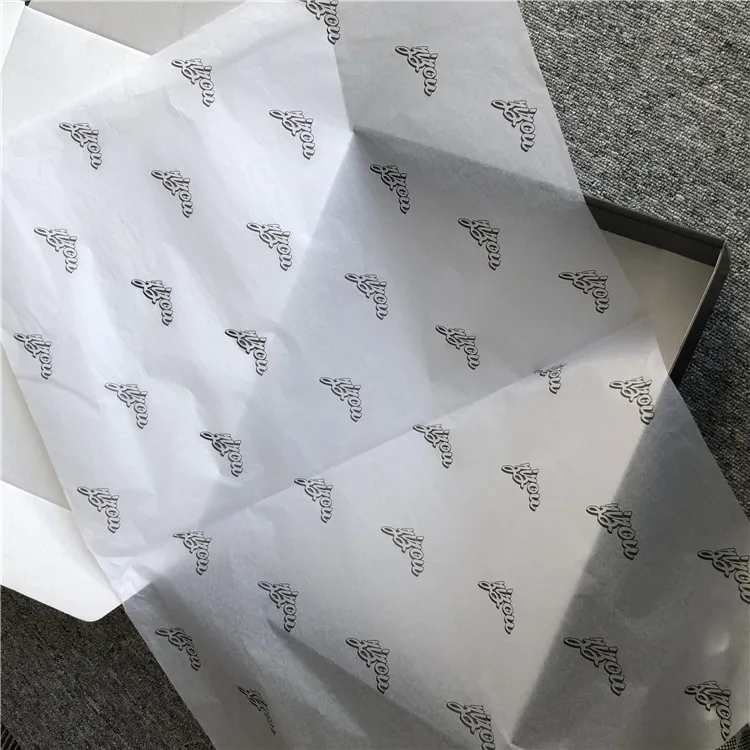 Logo packaging wrapping tissue paper custom package tissue paper