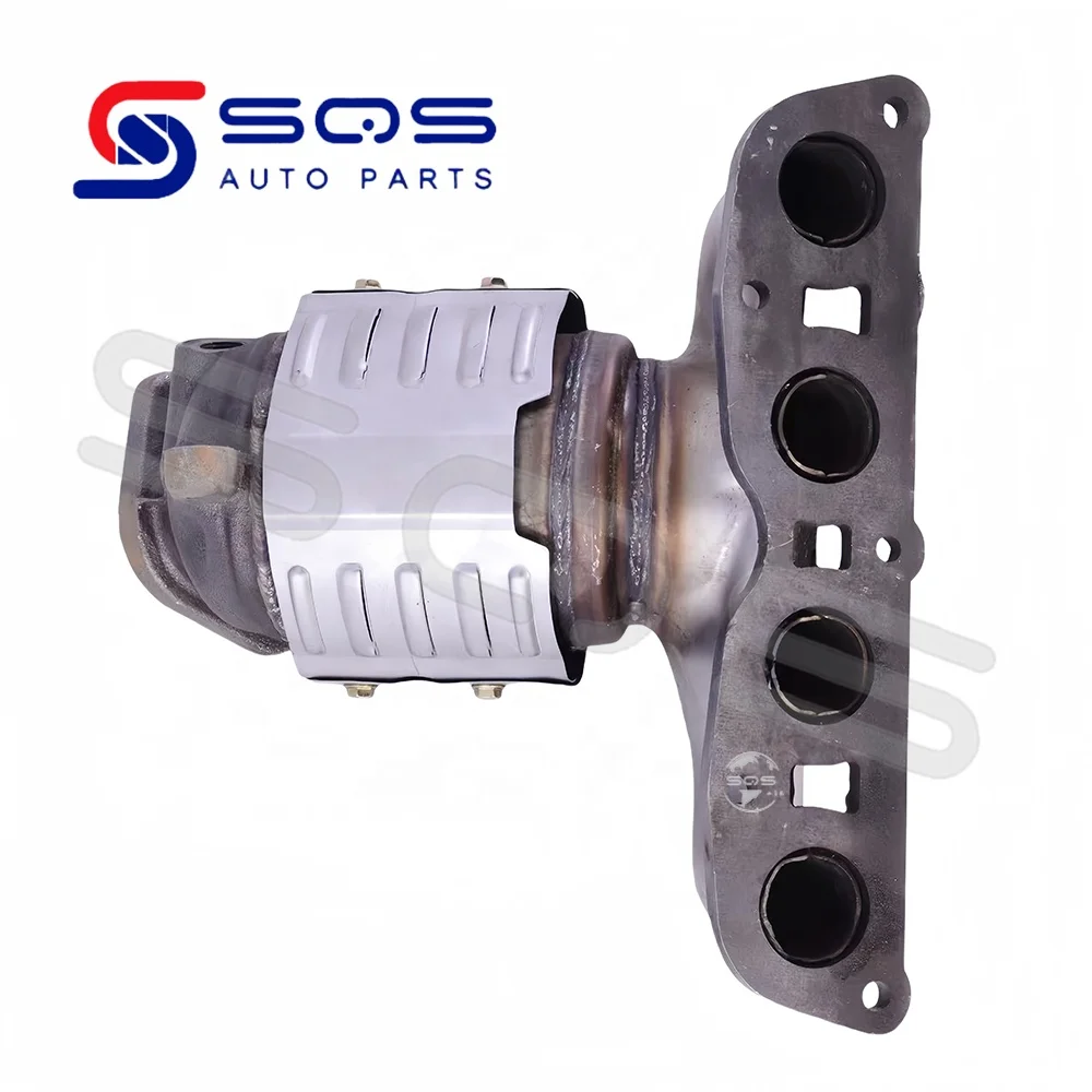 SQS High Quality Catalyst Exhaust Manifold Catalytic Converter Direct Fit Hyun-dai Ix 35 Factory Wholesale