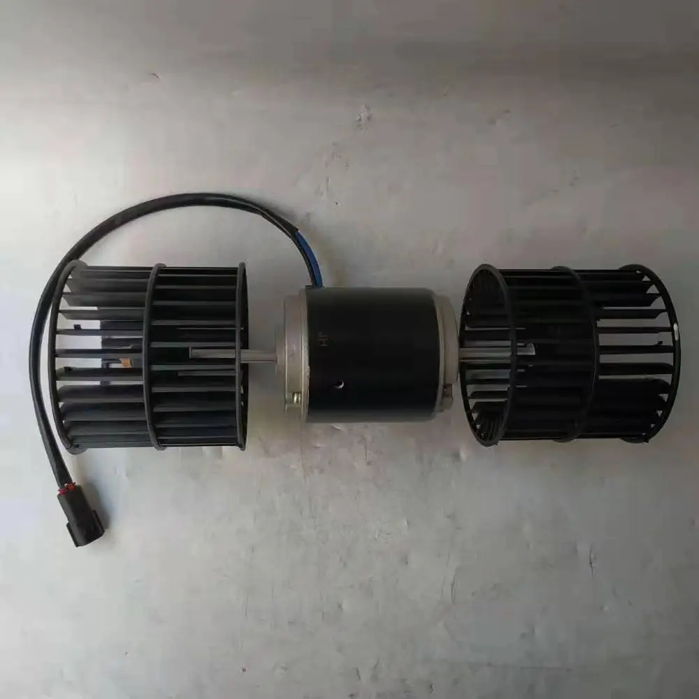 DOUBLE SHAFT WITH WHEEL Blower  Motor  ASSEMBLY  FOR truck/excavator 3946686 20443826 20853484