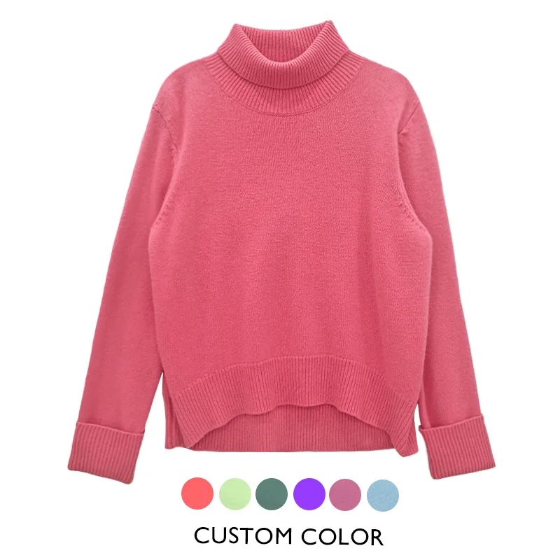 Модный мохеровый свитер с круглым вырезом в горошек, Женский Повседневный свитер, пуловер, жаккардовый