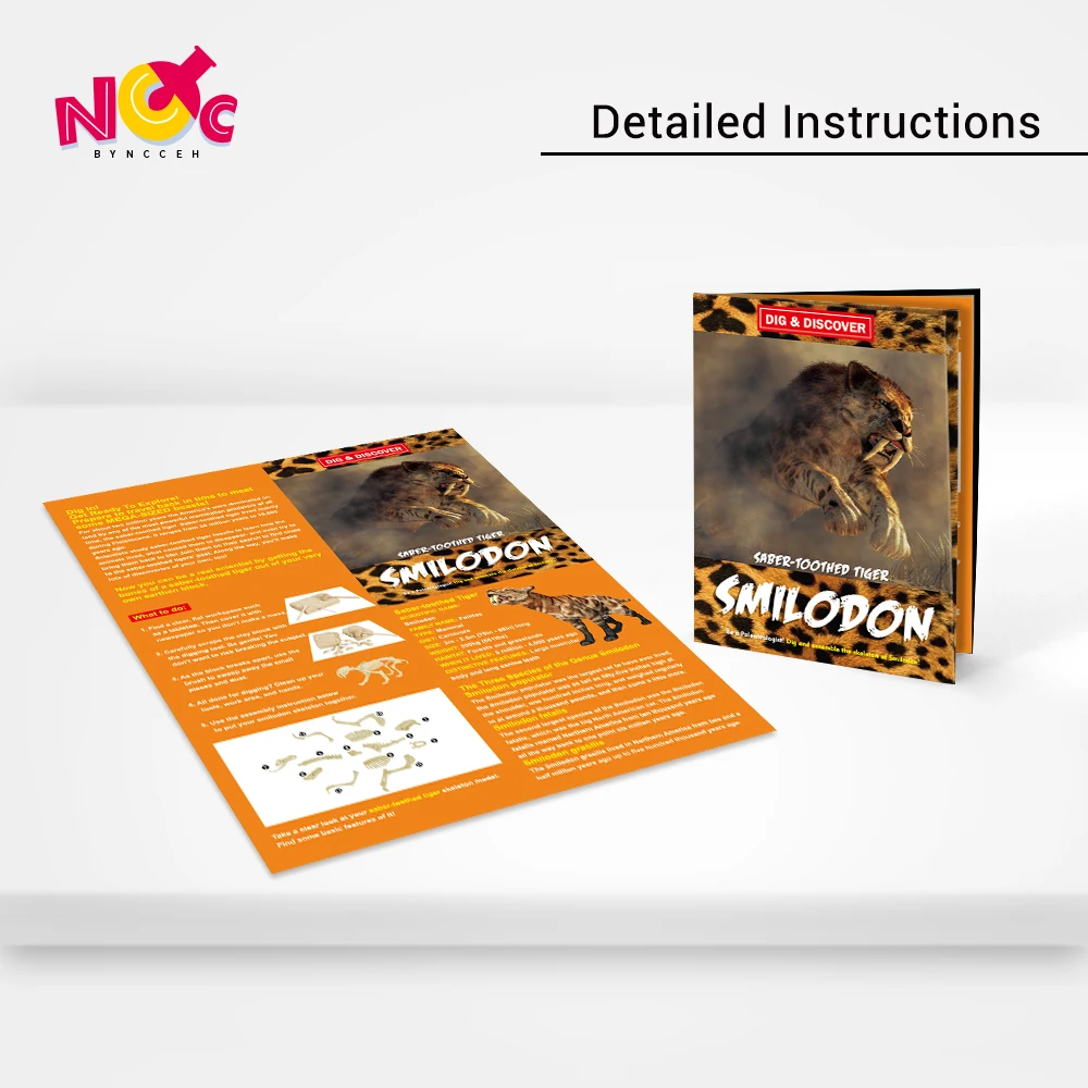 Amazon Hot Selling Sabre Wulf Dig Kit Excavation Toys Developing Hands on Ability 2022 Other Education Toys