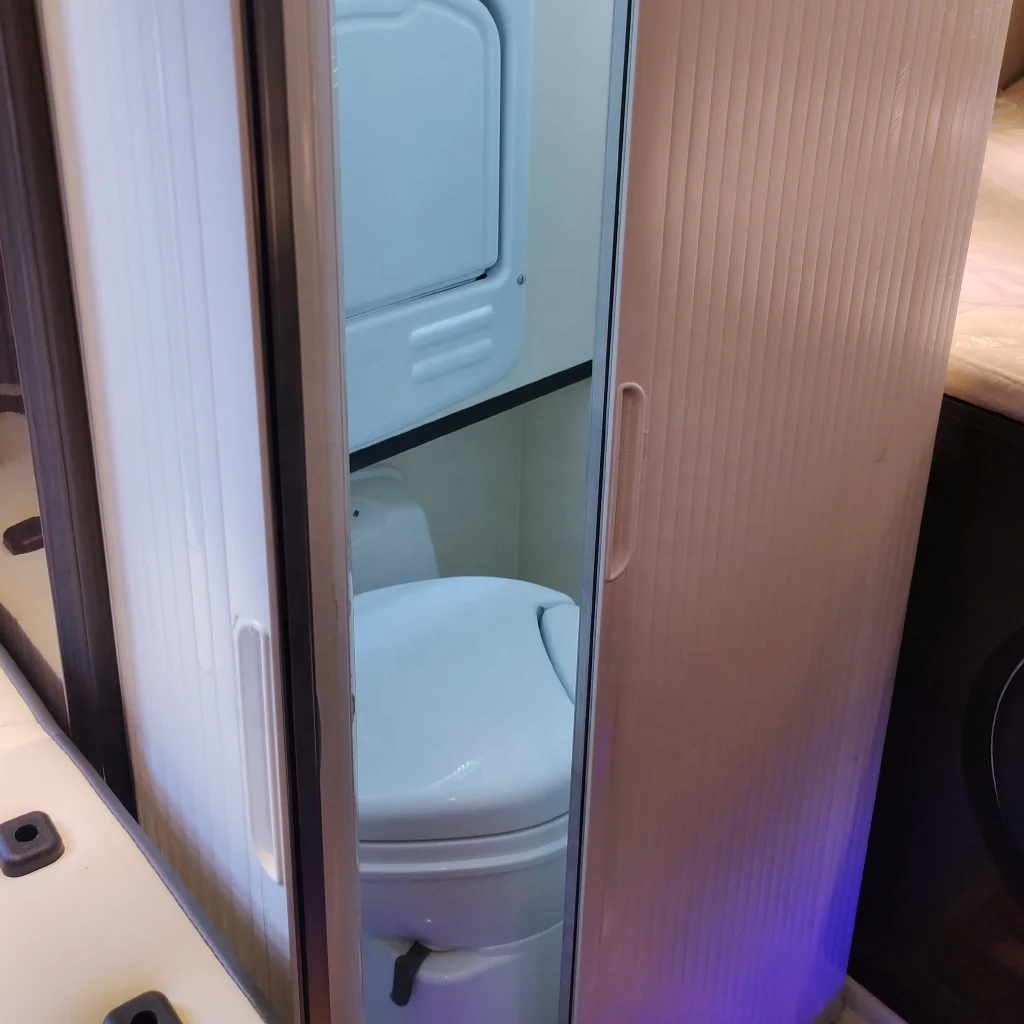 Camper tambour roller shutter door pvc abs slats for caravan shower bathroom toilet accessories by RUIZHAN