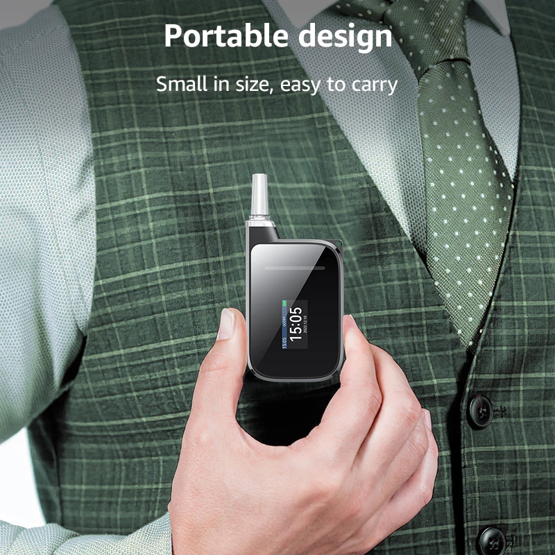 small&exquisite alcotester alcohol tester testing machine breathalyzer keychain Small and easy to carry for personal/gift/compan