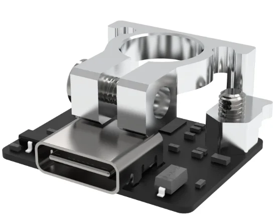 top quality Lightweight Aluminum V6 Nozzle Bracket For 3D Printer Accelerometer Optimize 3D Printing Performance