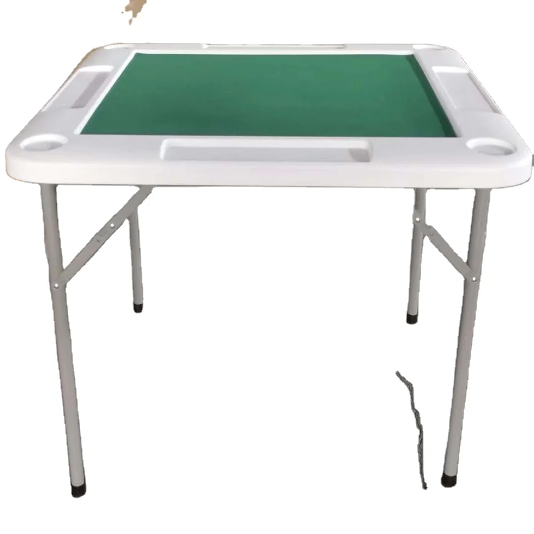 Metal Plastic Domino Card Table