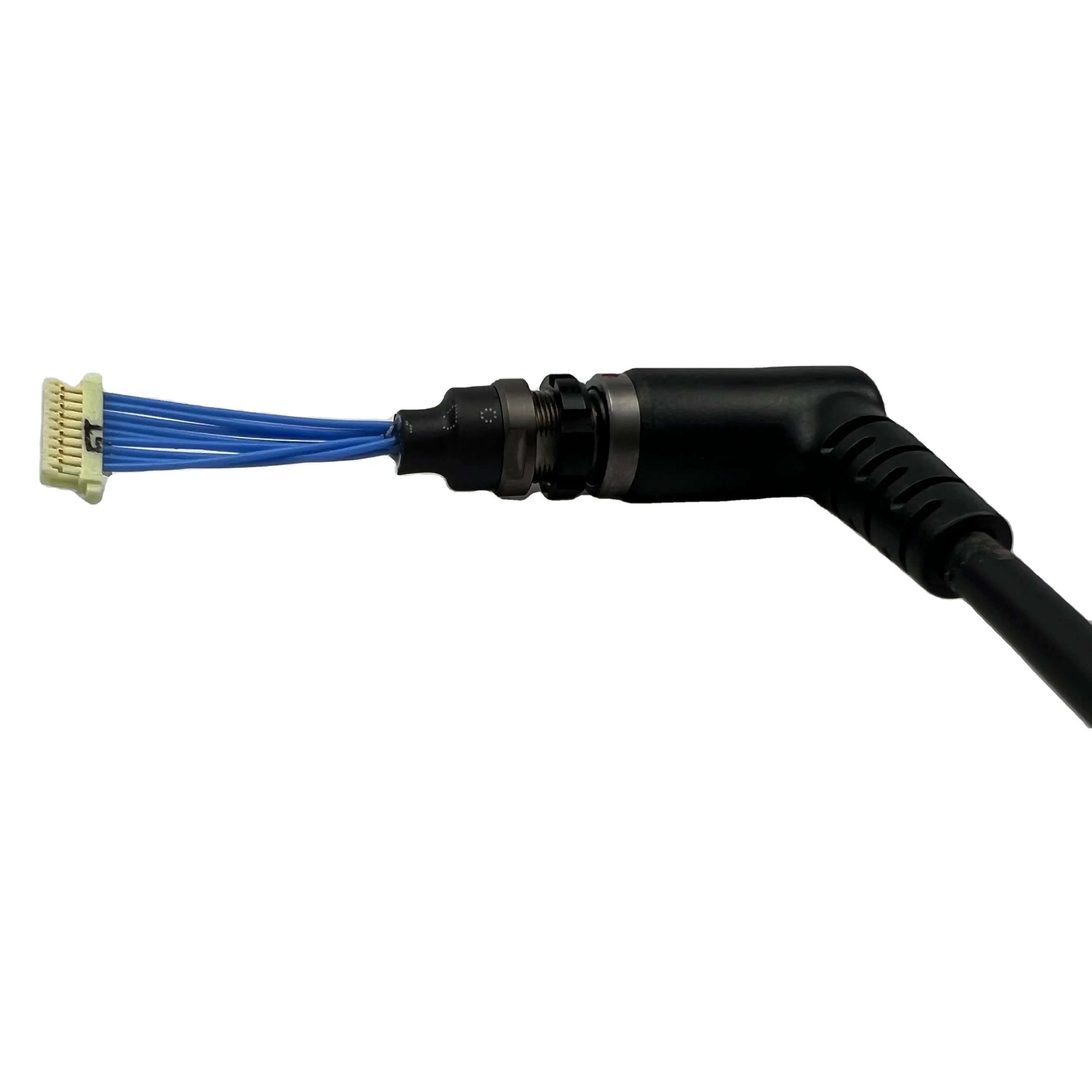 Factory direct high quality 9-pin 0 gauge PEEK insulator cable Samtecs 10-pin connector breakaway receptacle