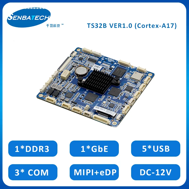 arm linux board memoria 16 gb emmc Cortex-A17 TF card socket rk3288 industrial android for ubuntu thin client