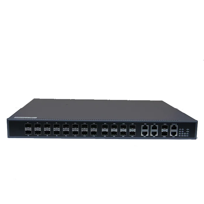 FTTH FTTB Fiber Optic OLT ONT Network Router Dual 8 Pon 10G 4 Ports 8 Ports 16Ports GEPON GPON EPON ONU Terminal modem SFP SLOT