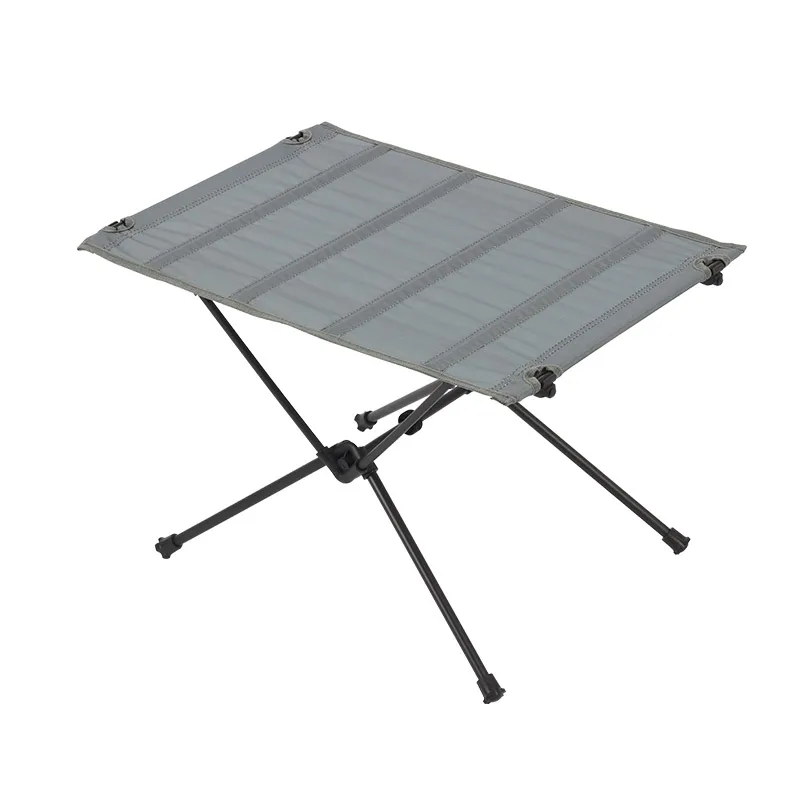 Custom Logo Outdoor Ultralight Compact Foldable Picnic Aluminum Cloth Oxford Fabric Mini Camping Table