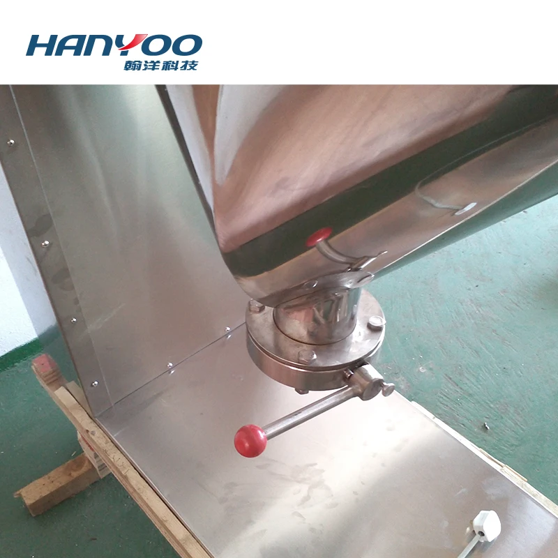 HANYOO V Shape Powder Mixing Machine Powder Blending Machine  Mixer Manufacture