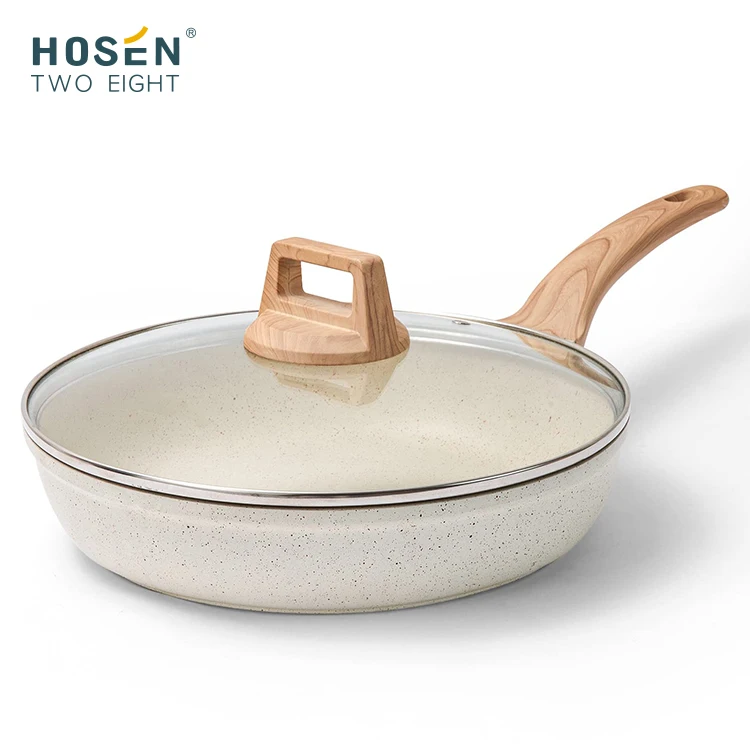 Amazon Same Paragraph Hot Sale Granite Non Stick Induction Cooker Egg Frying Pan Cookware Kitchenware Skillet Pots And Pans Set