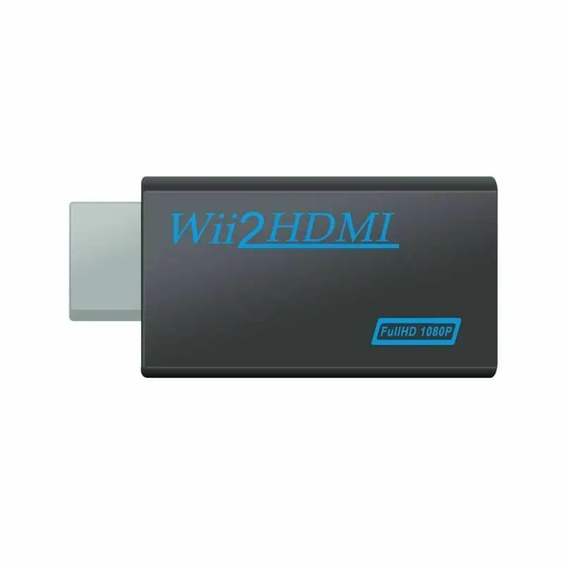 WII to HDMI video converter supports WII game console input  output all-digital HDMI 1080p video and audio formats