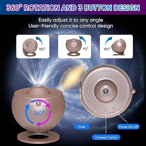 13 IN 1 Realistic Planetarium Projector HD Focus Sky Projector Star Moon Galaxy Night Light for Bedroom