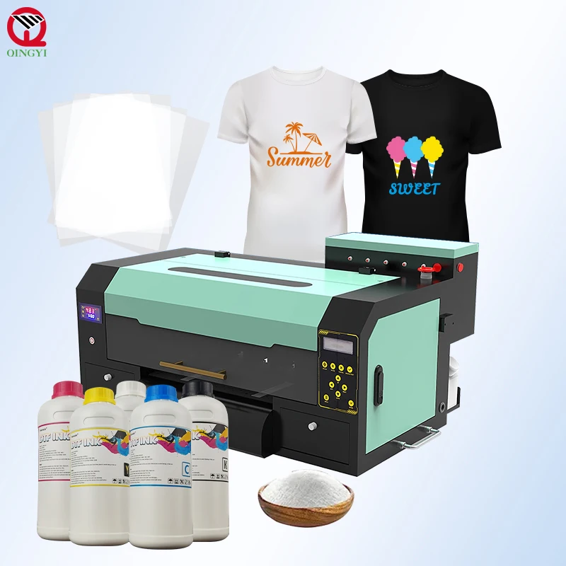 Source factory most popular 13inch dtf printer a3 +33cm I1600A1 heads a3 33cm dtf inkjet printer for t shirt print