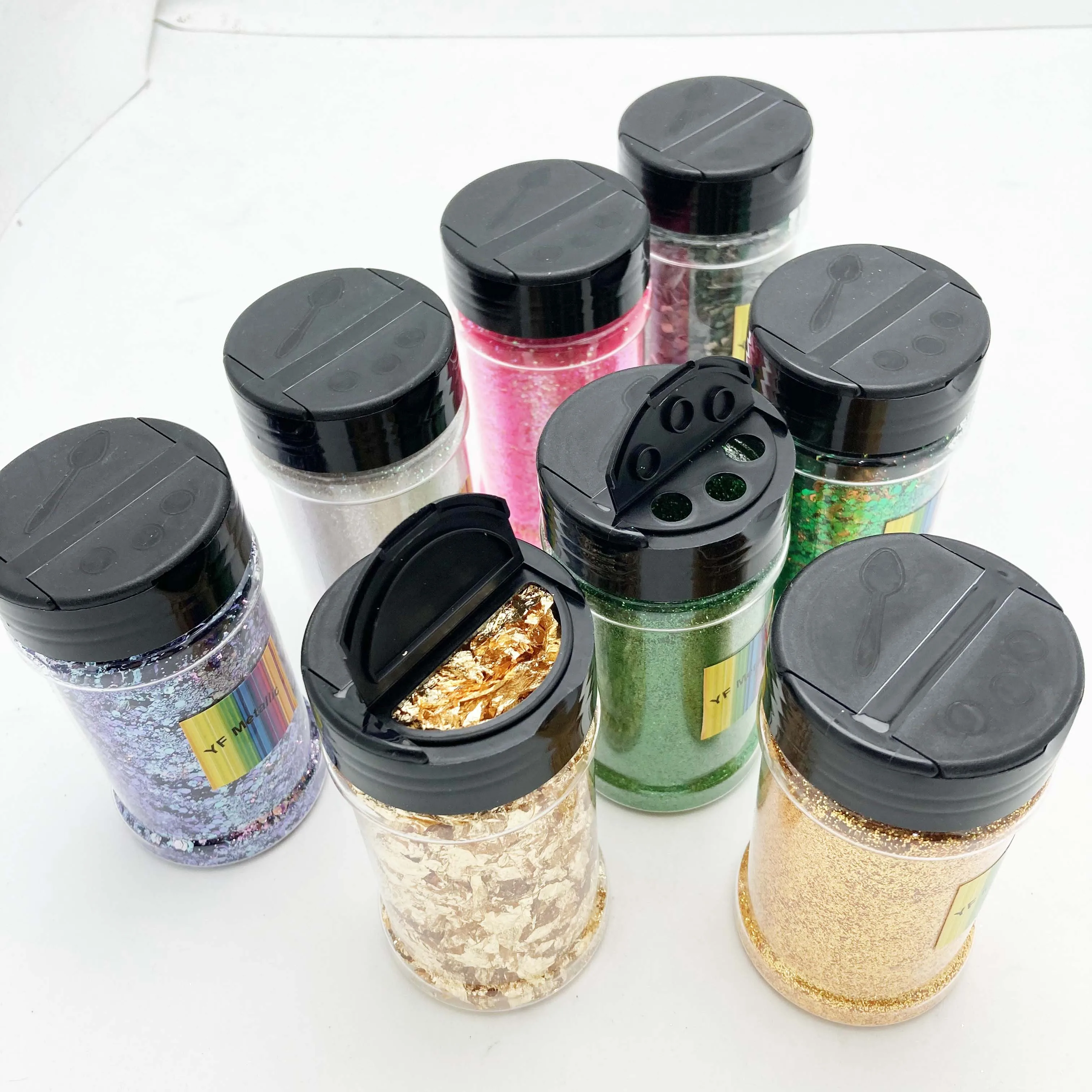 3,5 унций высококачественный блестящий порошок в шейкере, оптовая продажа