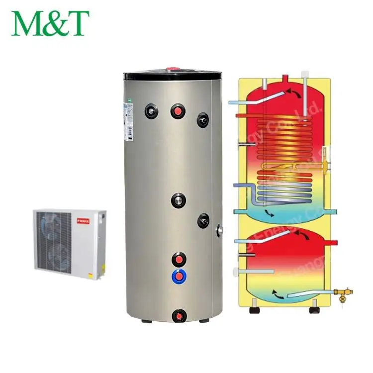 Hot Sell High Quality 100L,200L,300L Thermal Thermodynamic Domestic Heat Pump Hot Water System Water Tank Warmepumpe