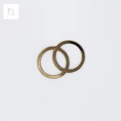 Custom Logo Antique Private Labelled Round metal Belt Buckle 30mm