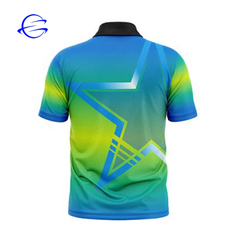 Digital Printing Custom New Design Cricket Jersey Team Uniforms Sets