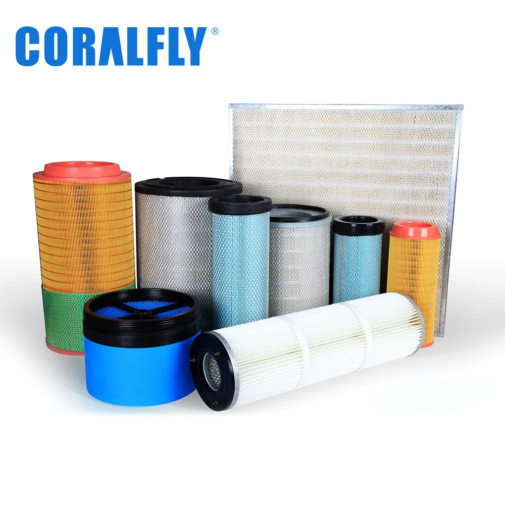 CORALFLY OEM/ODM оптовые продажи запчасти для фильтра двигателя экскаватора воздушный фильтр PA2521 P181028 AF979M 3I0782 3I0911 Caterpillar