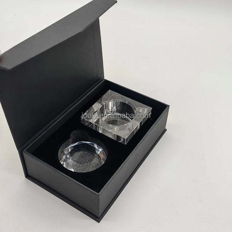 Custom Two-Slot EVA Insert Box for Jewelry Nail Art Tools with Gold Foil & Embossing for Cosmetic Packaging