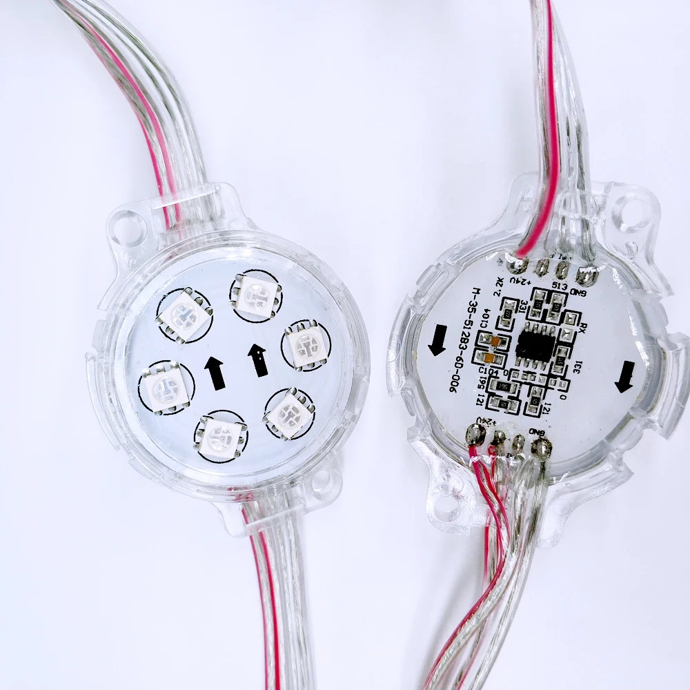 BOND High Lumen WS2811 DMX512 40mm 6leds led pixel module