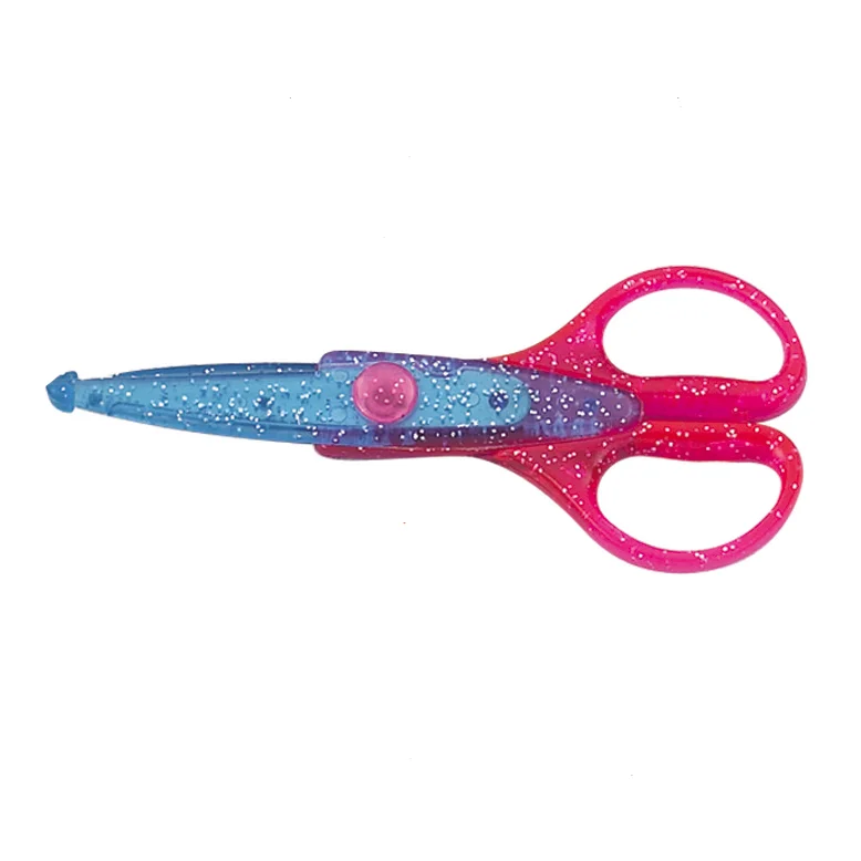 Kid Decorative Wave Curve Kids Handed Craft Handicraft Warped Scissors