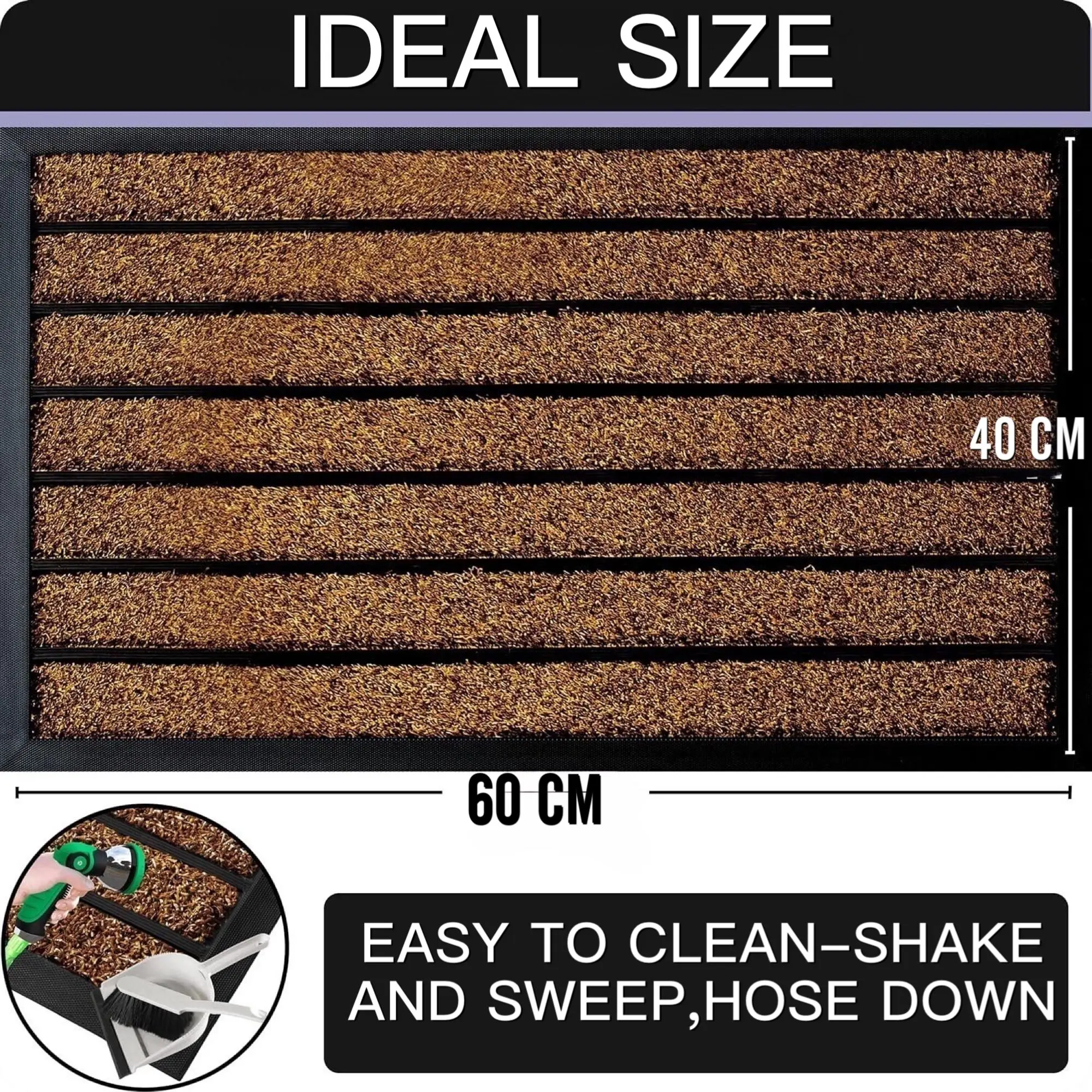 Custom Door Mat Indoor Outdoor Welcome carpet for Entrance Low Profile Floor Mat Home Door mats Rubber Doormat Non Slip Rugs