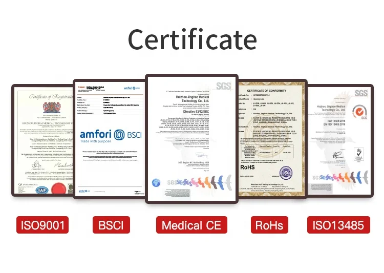 Jinghao Hear Aid Wholesale Bluetooth Wireless Hearing Aids With Waterproof Hearing Aid Case