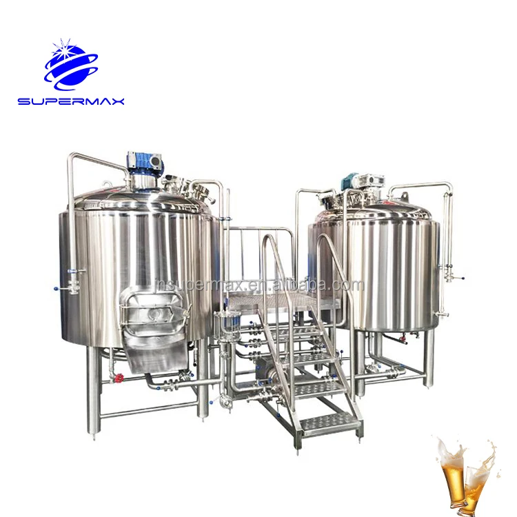 Micro Brewery Brewpub 10HL 1000L Mash Tun Beer Brew Kettle For Beer Brewing