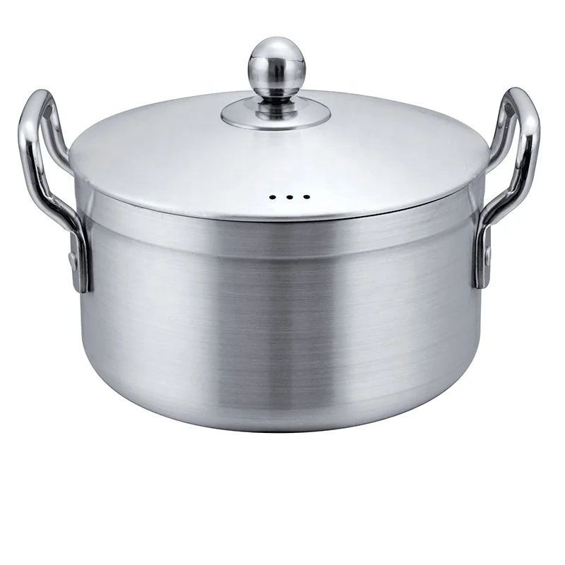 commercial hot sale aluminum alloy pots cooking pot soup stock pots