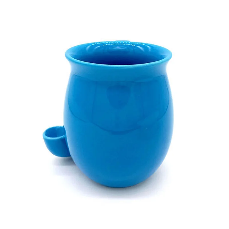 OXGIFT Wholesale custom coffee ceramic smoking pipe mug