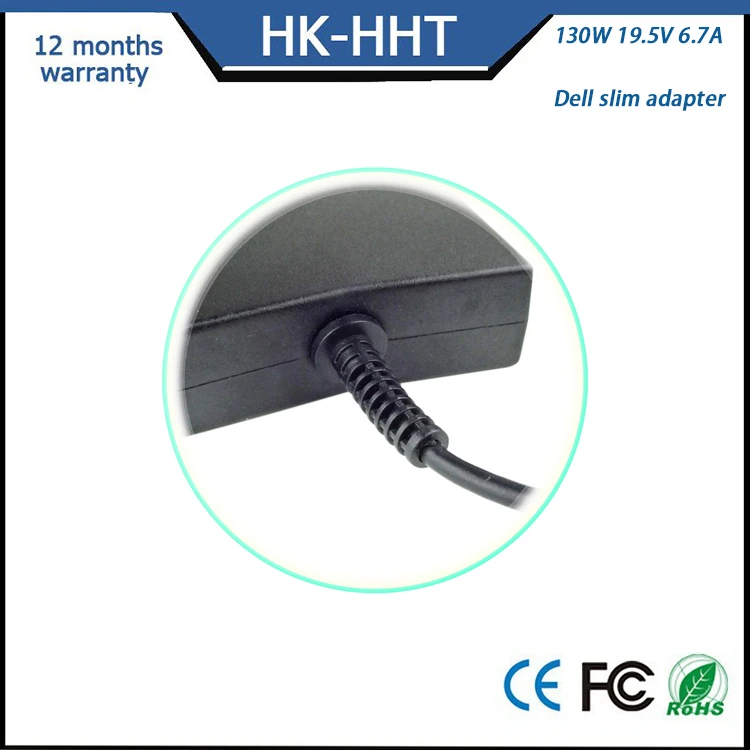 Original Laptop Adapter for 130W 19.5V 6.7A 7.4*5.0mm dell slim adapter