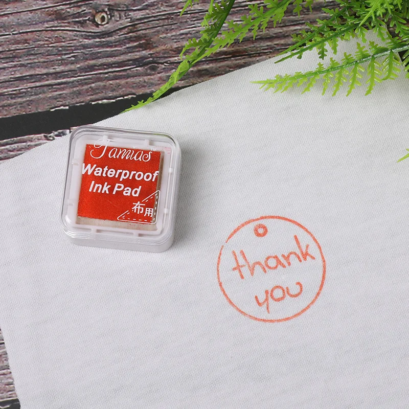 Wholesales DIY Scrapbook Quick dry dye Fabric ink Pad for stamp and painting