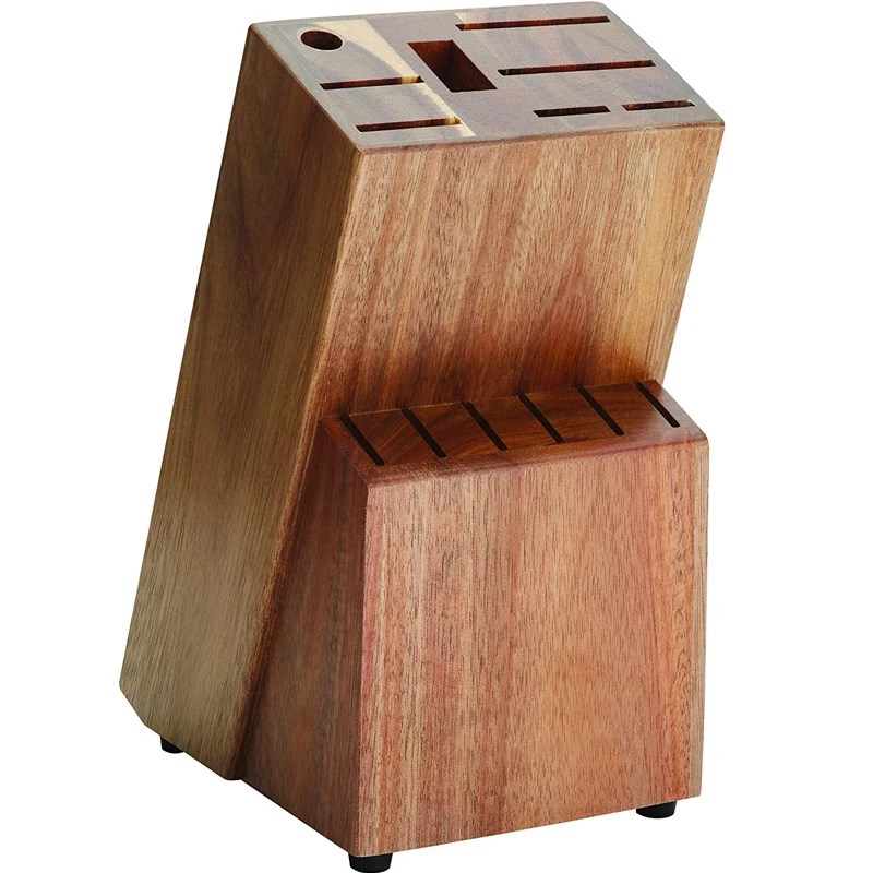 Hot sale 15-Piece Kitchen Knife Sets Stainless Steel with Acacia Wood Knife Block