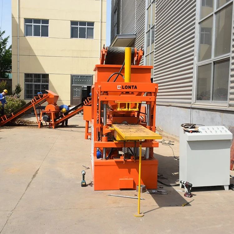 LONTA LT2-10 PLC Full Automatic Hollow Interlock Paver Soil Earth Mud Adobe Clay Brick block Making Machine briqueterie machine