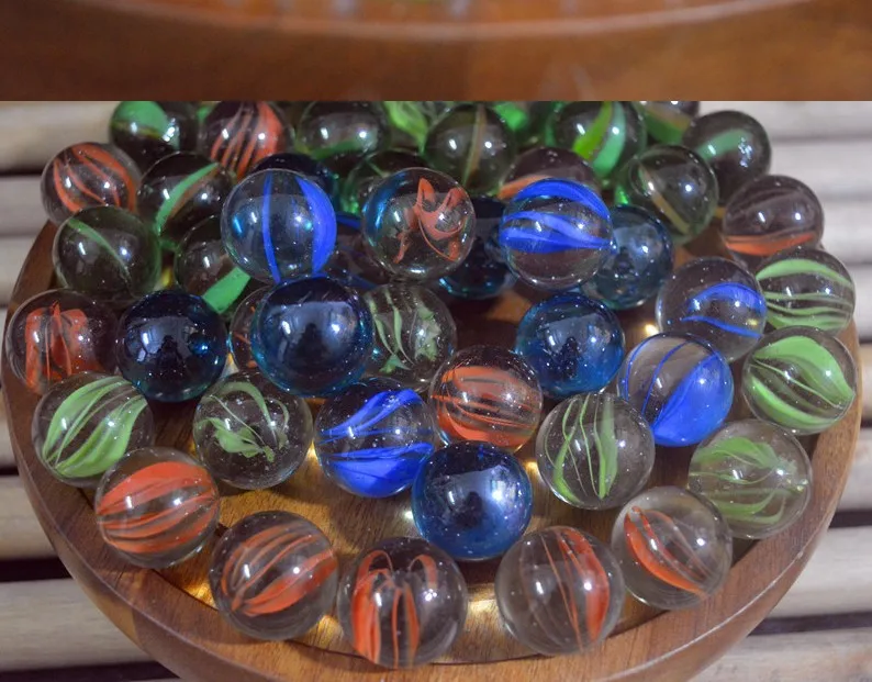 Прямая продажа с фабрики 16 мм мраморные черные прозрачные стеклянные Мраморные Шарики тремя цветами для детей