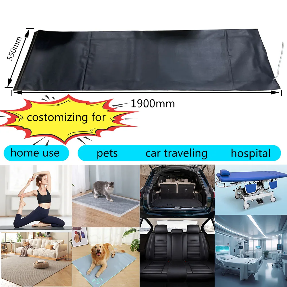 Low voltage safe large-sized graphene heating element surgical blanket suitable for home use as a thermal insulation device