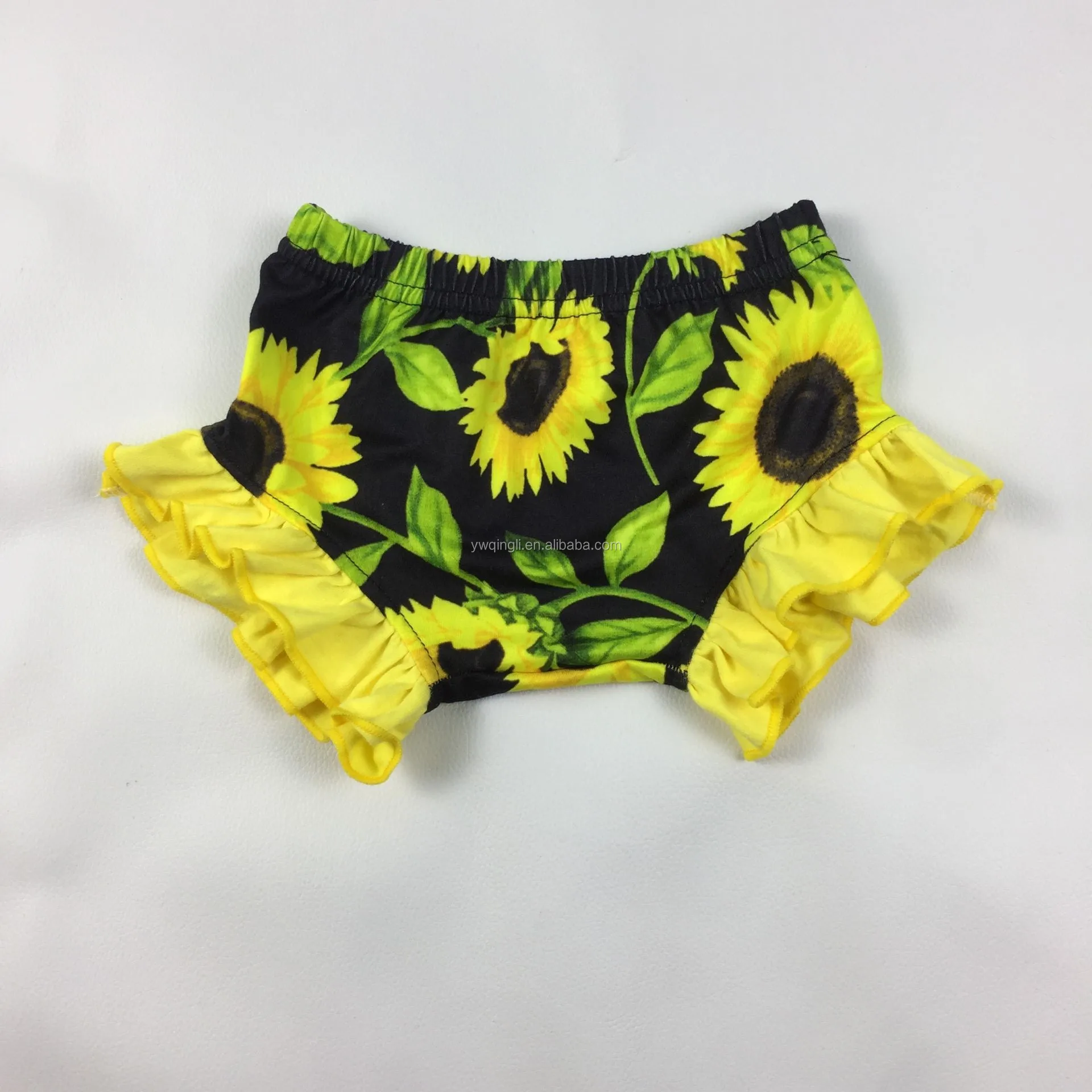 QL2021 new style Wholesale Cheap Kids Boutique clothes baby Bummies Baby Girls Ruffle diaper bloomer kid girls shorts