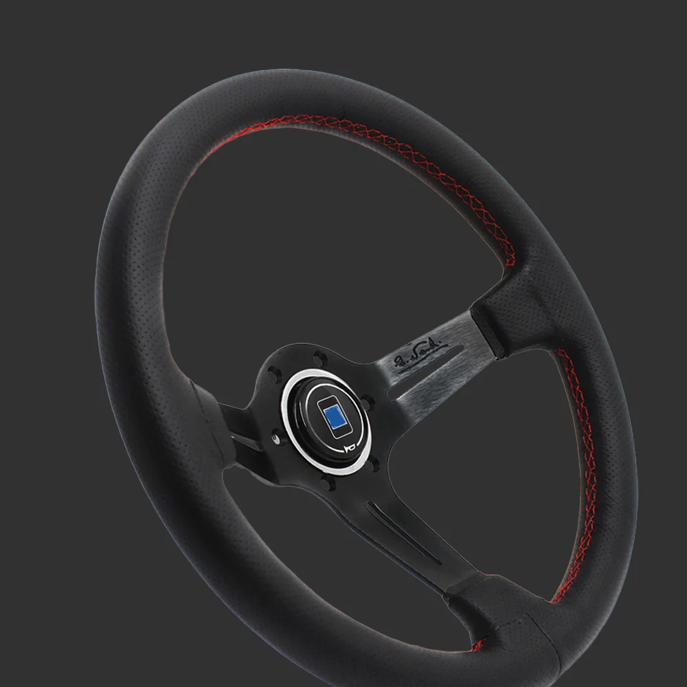  Плоский классический карт manibela jdm для игр на заказ спортивный гоночный автомобиль Влагоустойчивый рулевое колесо из поликарбоната кожаного