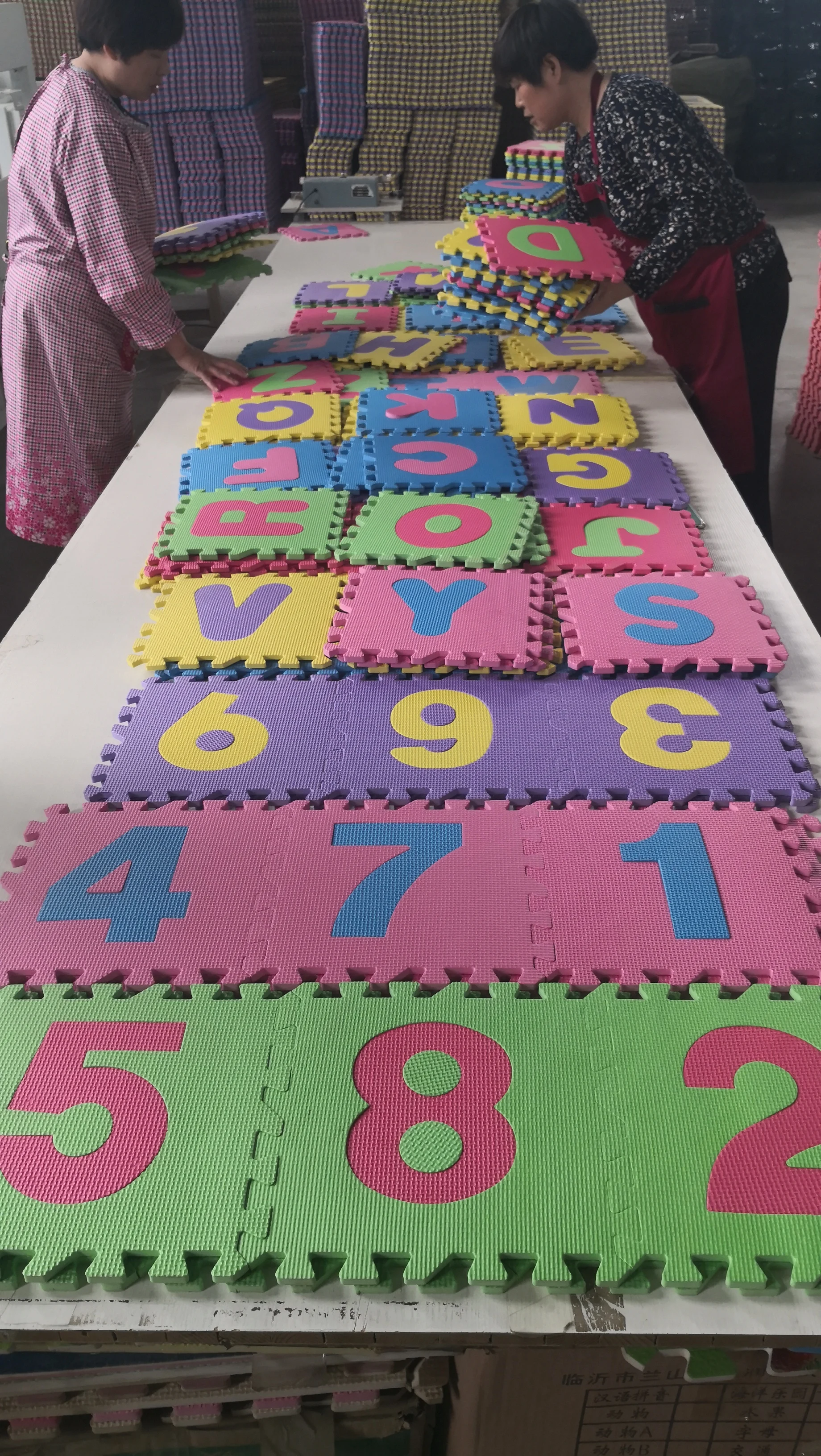 Soft kids baby eva foam interlocking floor puzzle stable play mat flooring