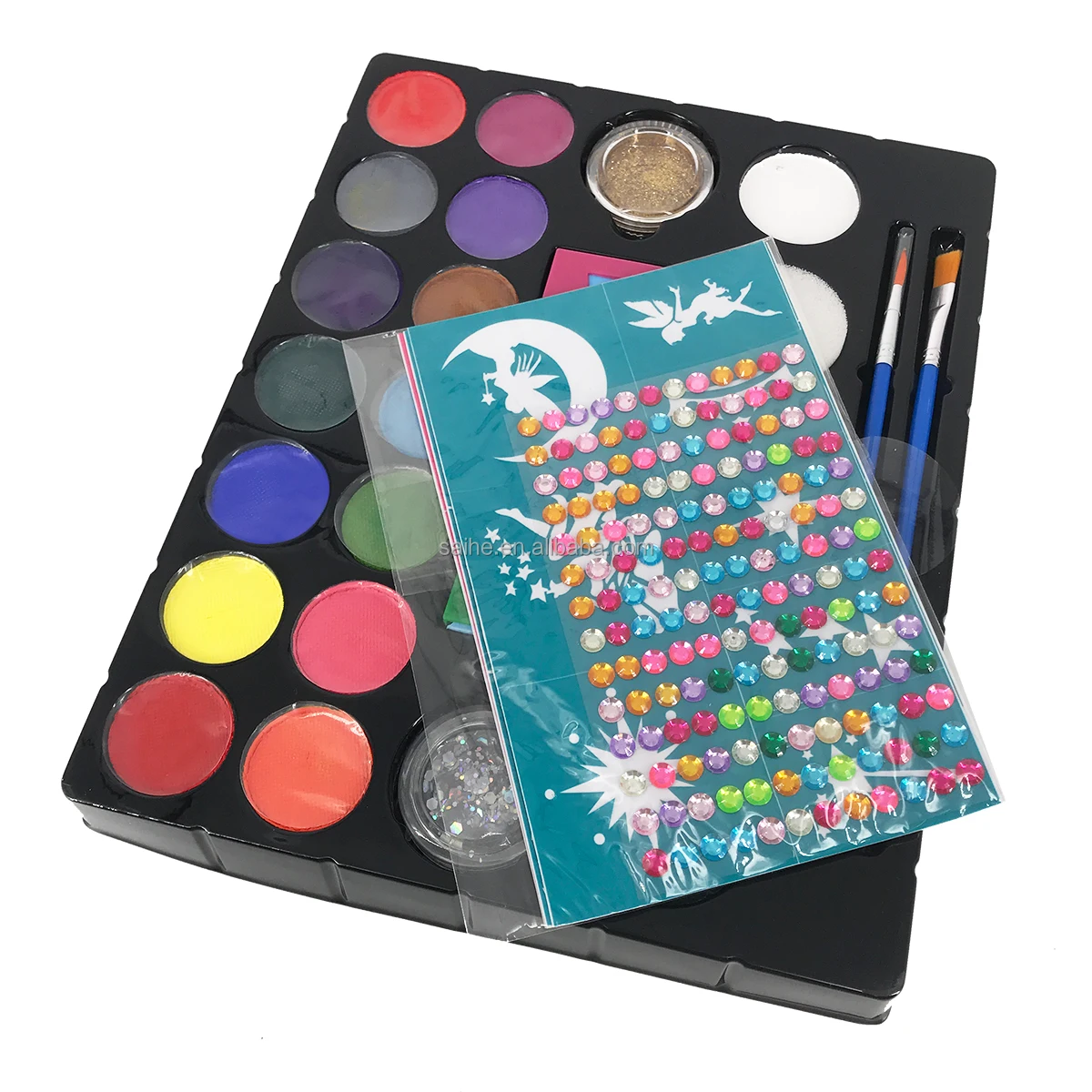 Wholesale Hypoallergenic Kids Paint Palette Vegan Professional Waterbased Face&Body Paint Kit