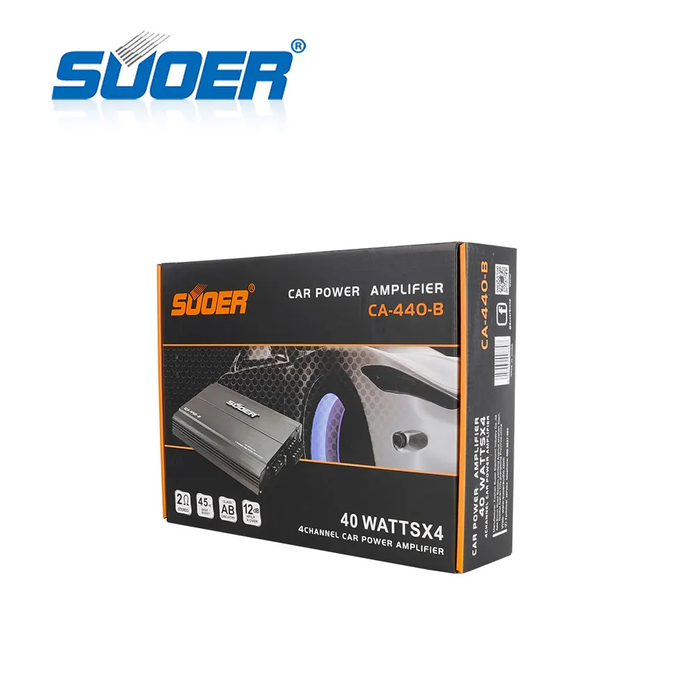 Suoer CA-440-B final sale price 4*40 watts in stock car sound amplificador de carro