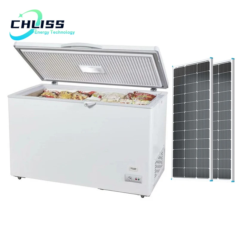 200l solar refrigerator freezer made in china 268l dc solar freezer