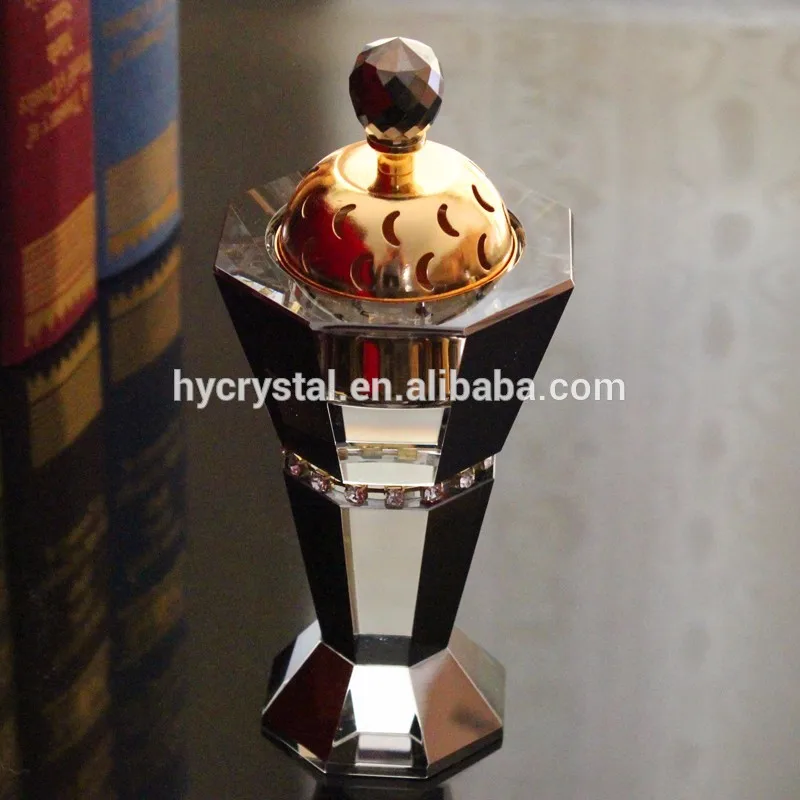 New crystal clear glass incense oil burners