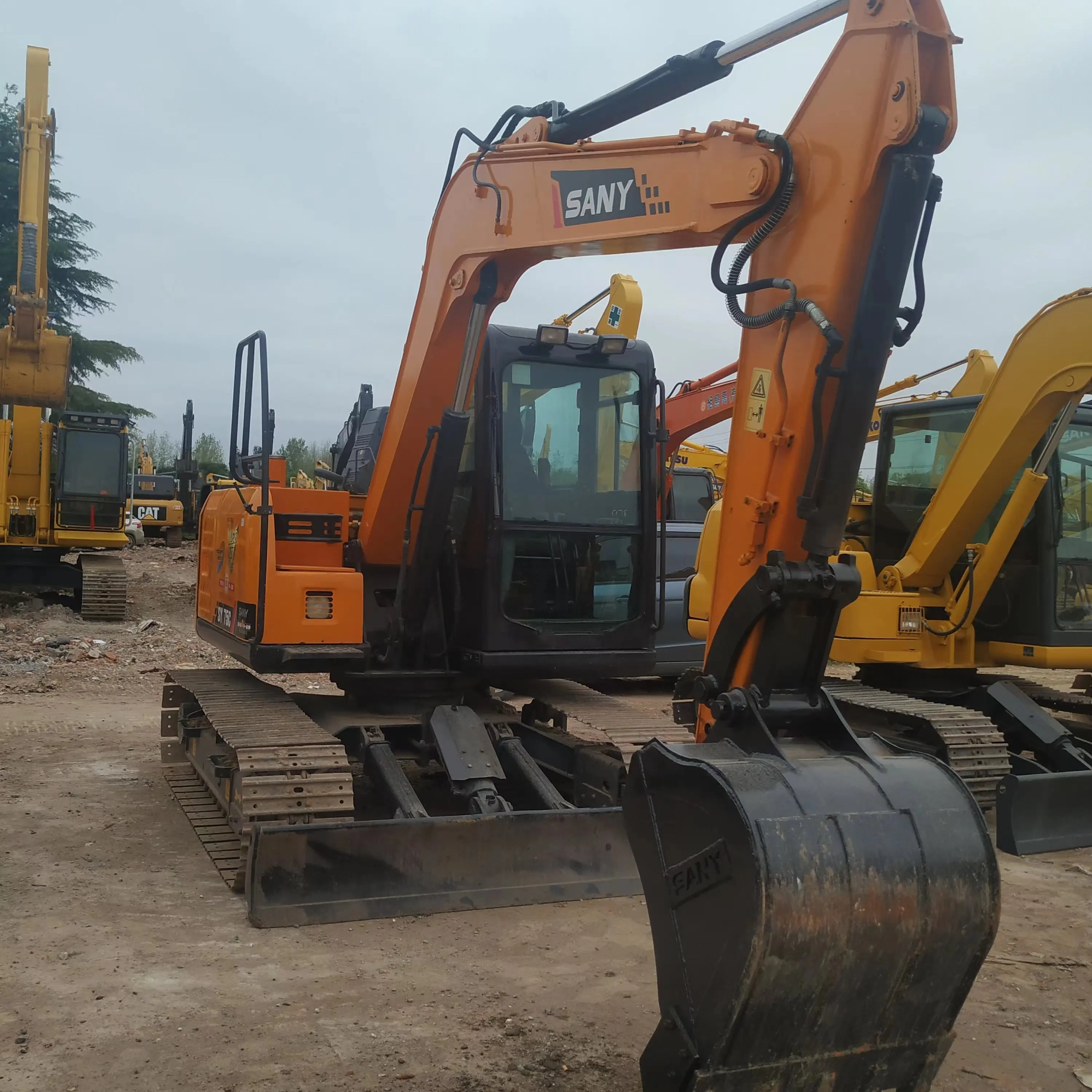 Original Chinese Used SY75C Used mini Excavators Hydraulic Crawler Excavator SY75C sy55 sy60 Used mini Excavators on hot sale