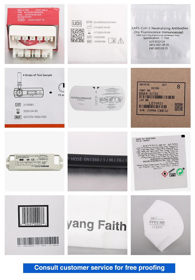 Multi-Line Card Label Printing Machine Automatic PIJ UV Inkjet High resolution Large size content High quality printer