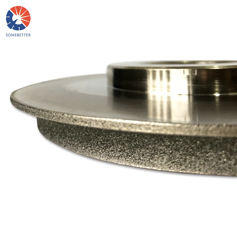 8 дюймов гальваническое покрытие бесцентровой алмазный шлифовальный круг cbn колеса для стеклянных кварцевых камней