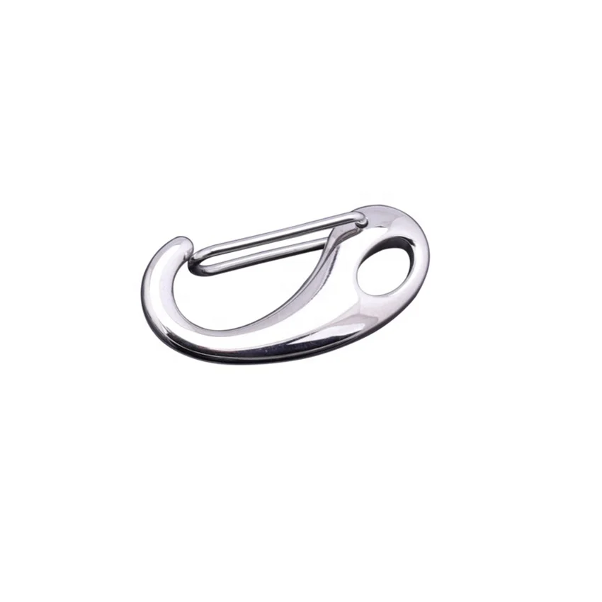 Wholesale Polished Stainless Steel Silver Color Claw clasps Lobster Clasp Keychain Clasp For Jewelry Making