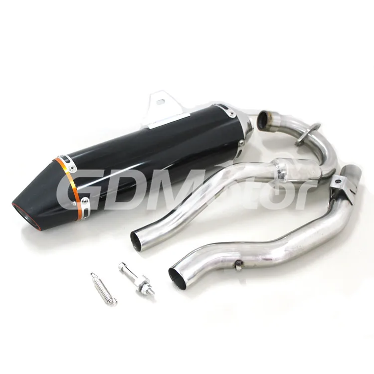New style moto gp carbon fiber  Modern style 50cc short type large displacement exhaust for dirt bike crf230