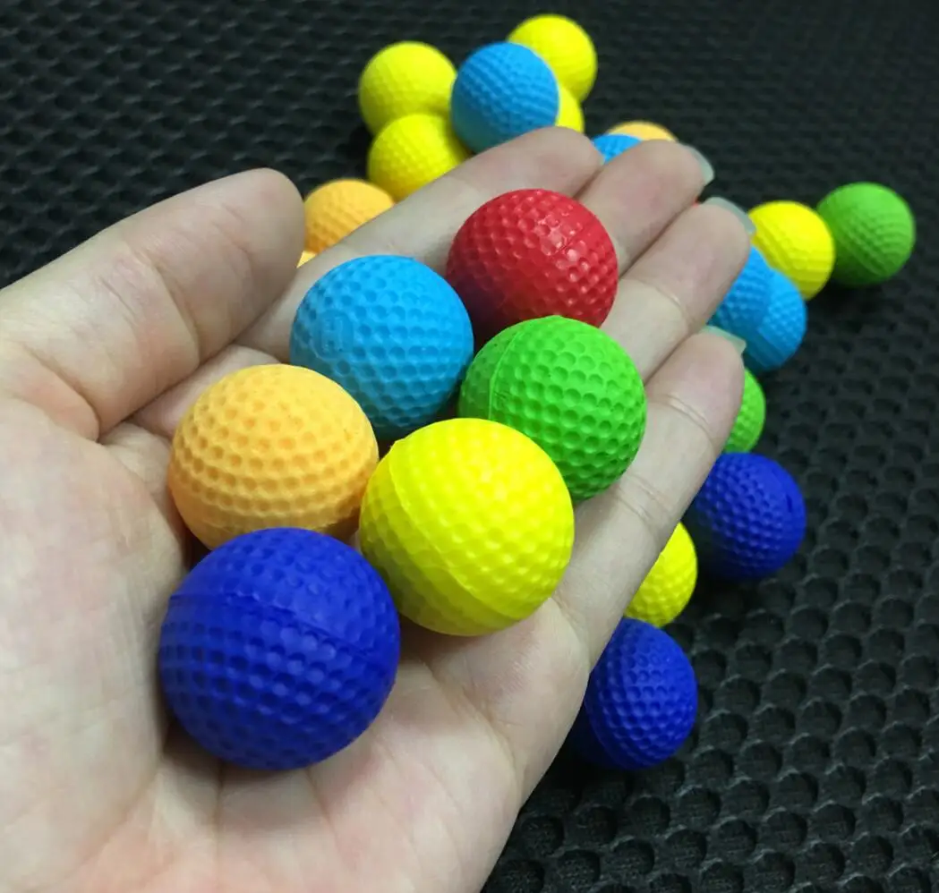 400pcs/pack 400 round refill pack PU ball foam bullets ball for toy gun blasters